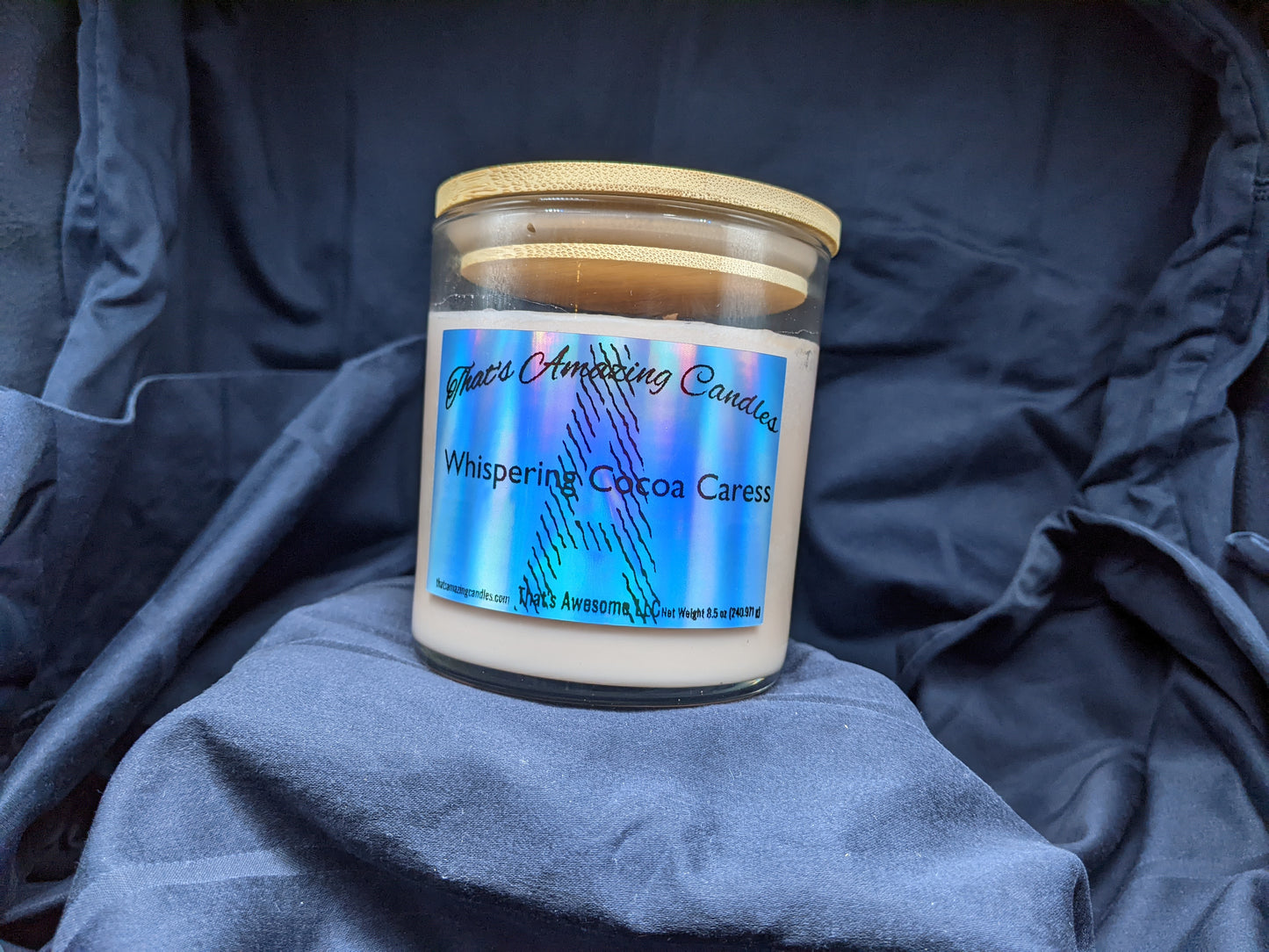 Whispering Cocoa Caress - 8.5 oz Candle